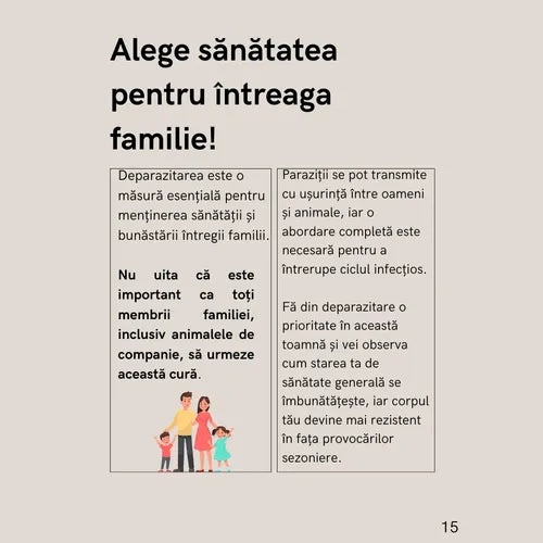 Pachet Produse și Protocol Deparazitare (+Acces grup WhatsApp dedicat programului)