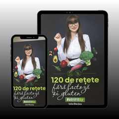 eBook 120 Rețete fără lactoză și gluten